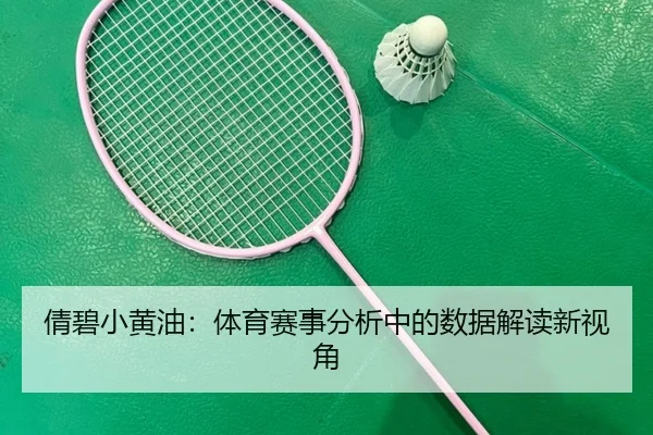 倩碧小黄油：体育赛事分析中的数据解读新视角